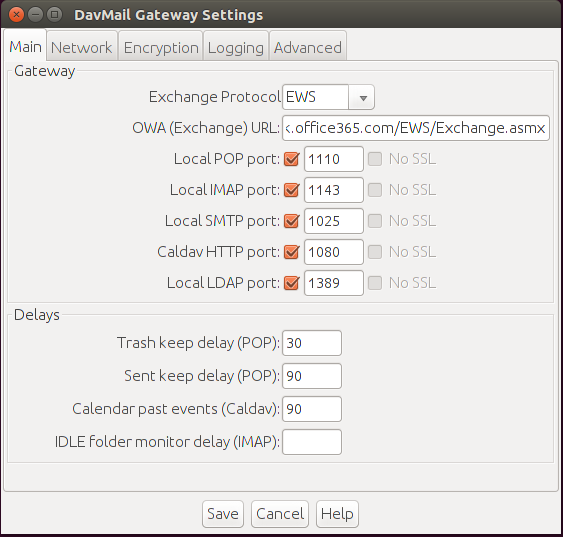 linux ms exchange client